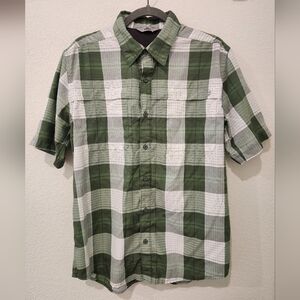 Green Plaid Men's Shirt